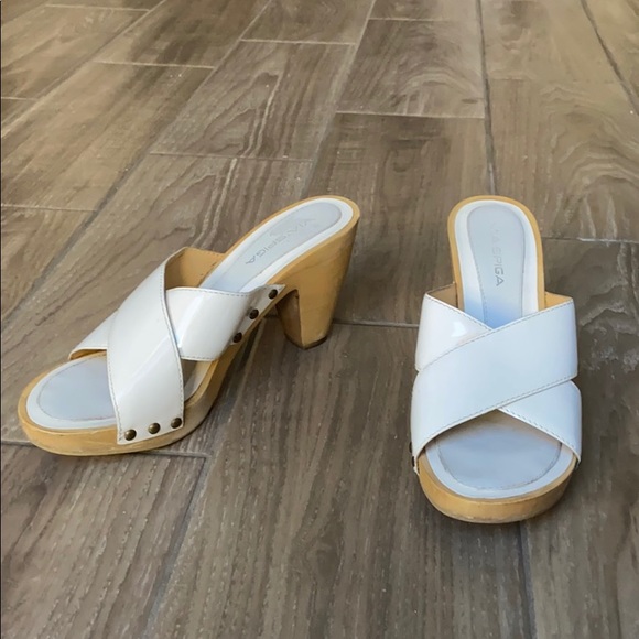 via spiga white sandals